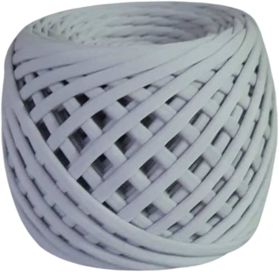 Fio de Malha Dalia Premium 500g – Espessura 33mm, Anti-Pilling, para Crochê, Tricô e Bolsas Artesanais (9006-Nevoa)