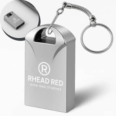 Mini Pen Drive Mini Chaveiro de Metal Rápido Ideal Para Armazenar Arquivos Fotos Musicas e Videos Metálico 64gb Resistente Ultra Rápido Cor Linha Premium (64, GB)