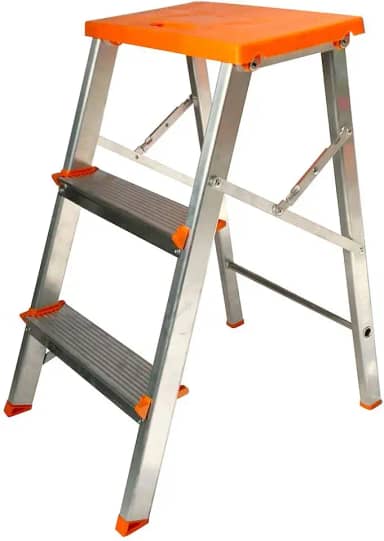 Escada Banqueta Banco Alumínio Agata 3 Degraus - Agata