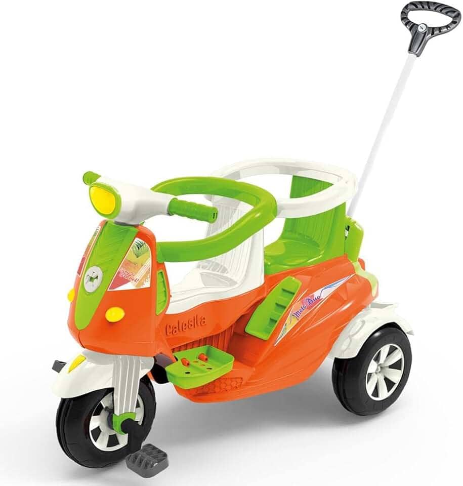 Calesita Não Definido Veículo De Passeio Moto Duo 2 Em 1 Laranja