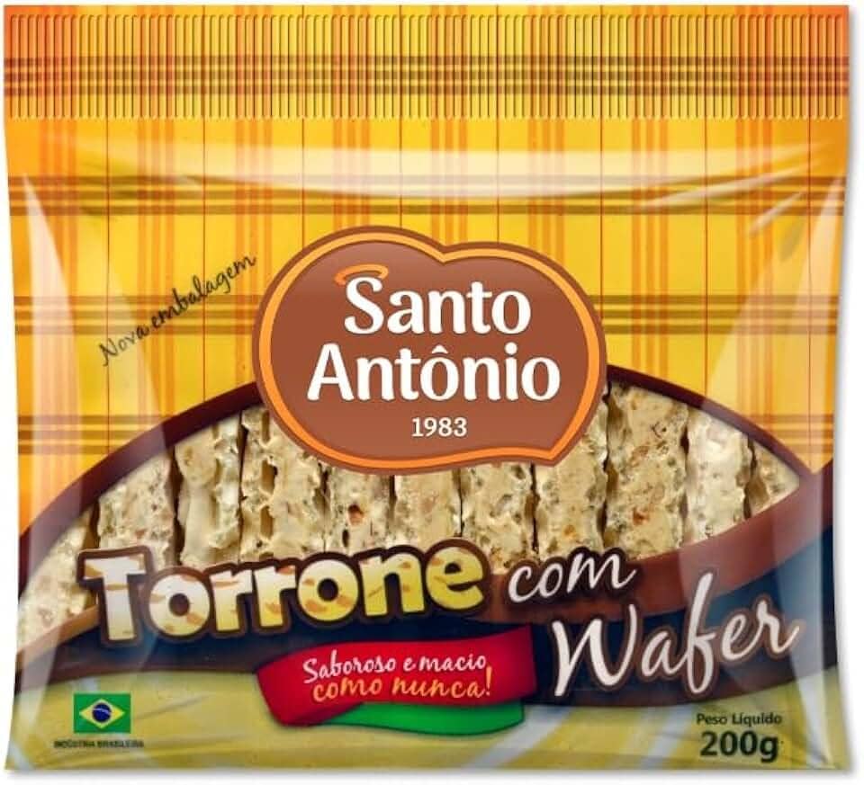 SANTO ANTONIO ALIMENTOS TORRONE C/WAFFER PCT 200G