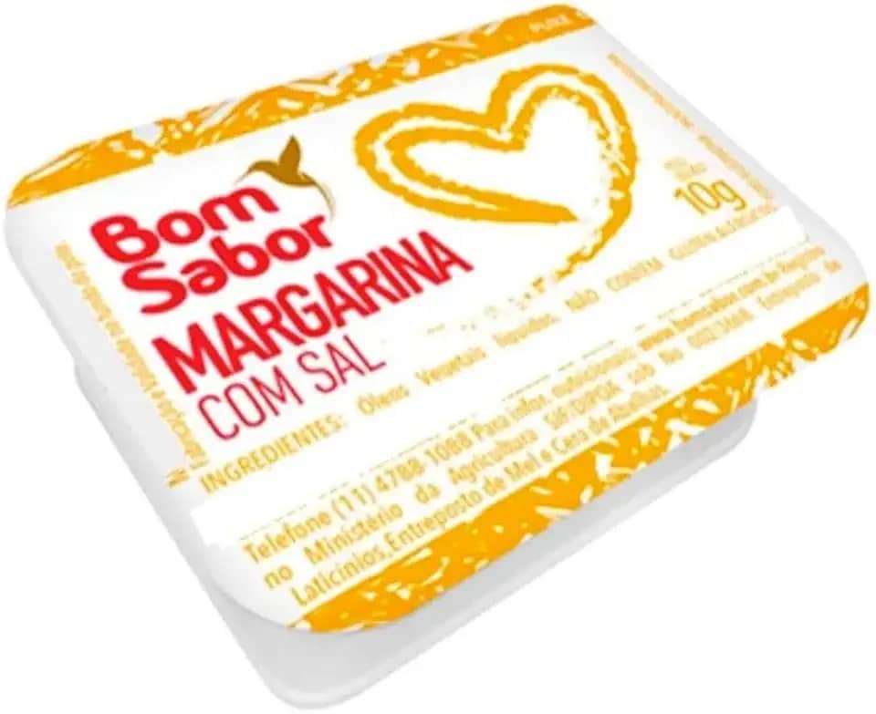 Margarina Bom Sabor 10g Blister Sachê 24 unidades