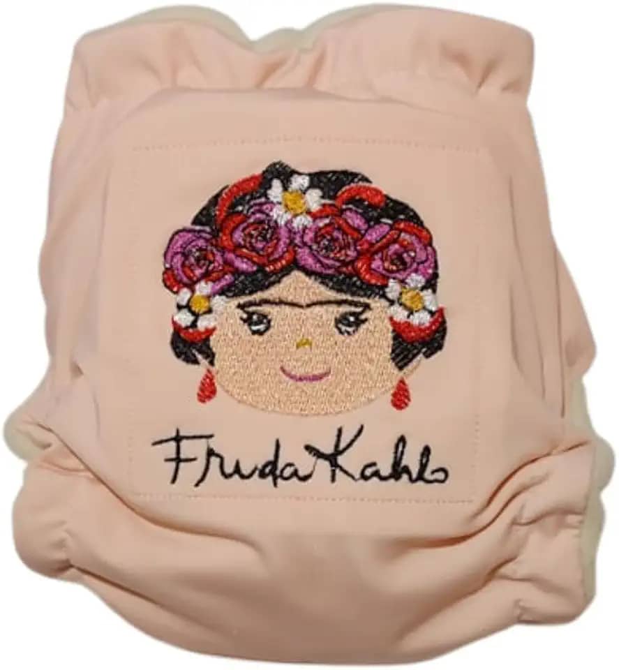 Fralda Ecológica AURORINHA SUSTENTÁVEL Pocket Inspiração FRIDA KAHLO Tamanho Único 4kg/18kg