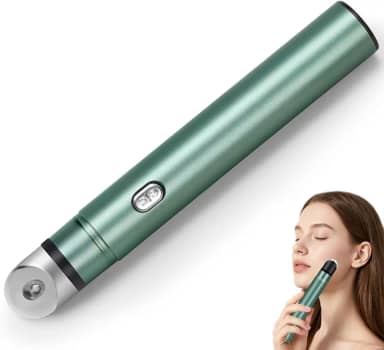 Dispositivo de Beleza para Os Olhos, Massageador Facial, Aparelho para Olhos Bonitos Que Alivia o Cansaço Ocular, Olheiras, Bolsas Nos Olhos e Pele Áspera, Com Função de Compressa Fria e Quente, Tecnologia de Microvibração de Alta Frequência