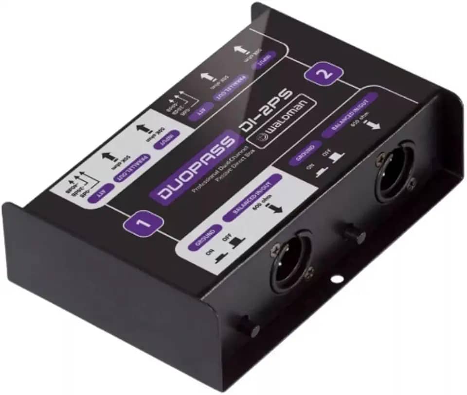 Caixa Direct Box Para Ligar Instrumentos Di 2Ps Waldman