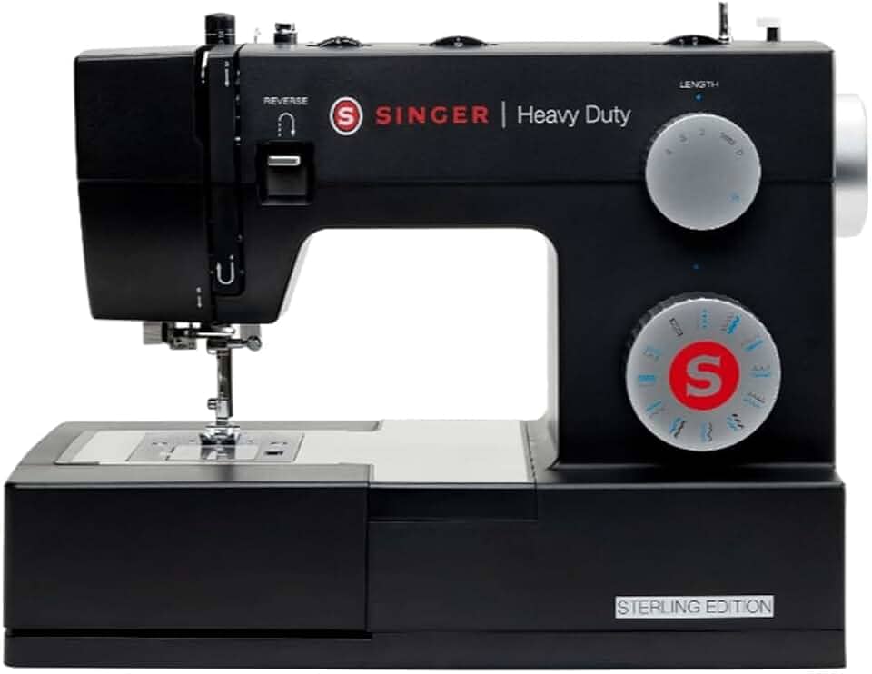 Singer Máquina de Costura HD4423 Sterling 110V | 23 Pontos, Casa de Botão, Braço Livre, Velocidade de até 1.100 Pontos/Min, Iluminação LED | Ideal para Todos os Projetos