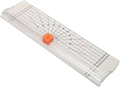 Guilhotina Cortador Papel A4 Refiladora Portátil Corte Vinco (Branco)