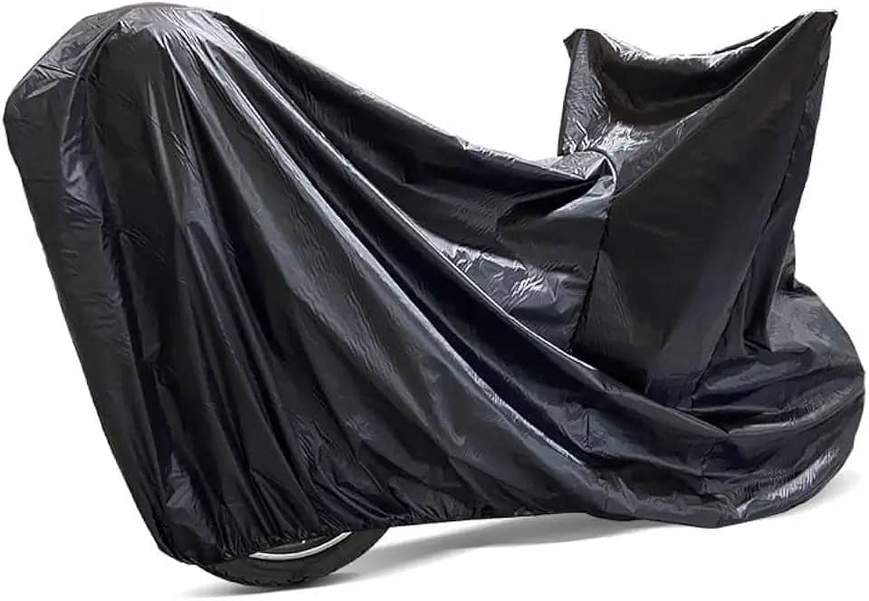 Capa de Cobrir Moto Ideal Para Motos Big Trail com Baú Impermeável Térmica Totalmente Forrada na parte Interna, de Couro Anti Risco, Chuva, Sol, Unha de Gato e Poeira Pode Usar com Moto Quente