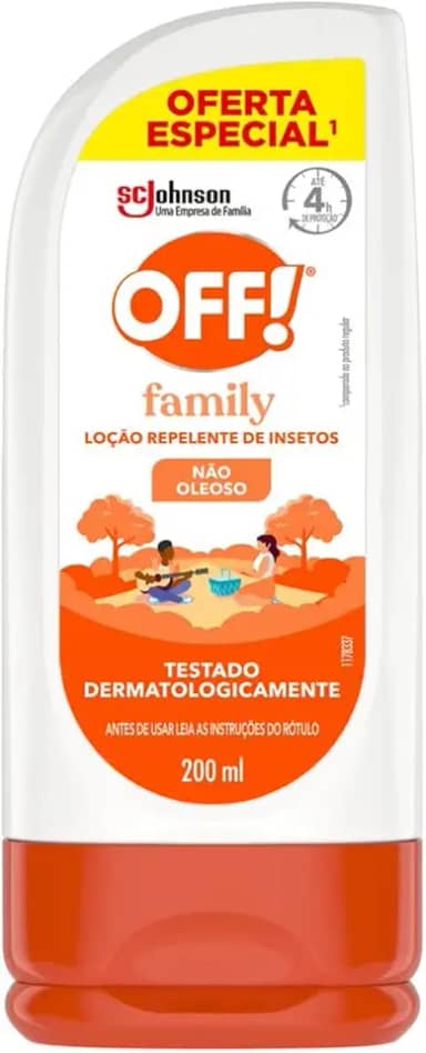 OFF! Family Loção Repelente de Insetos e Mosquitos, 200ml