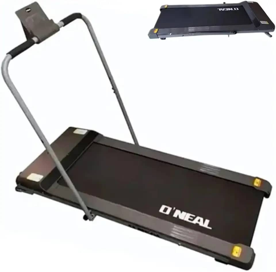 Esteira Residencial Dobrável Silenciosa com Amortecimento Walk Pad, Braço Retrátil, Controle Remoto e Bluetooth – Velocidade até 6km/h