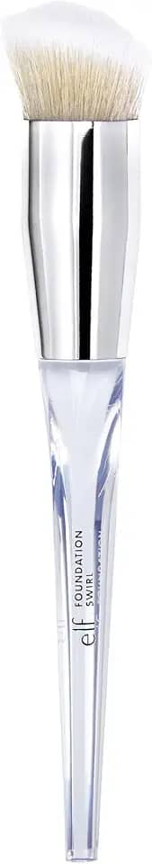 e.l.f. E.L.F Pincel Espiral De Base De Precisão Macio Sintético Denso Versátil Mistura Corrige Esconde Suave Fácil De Limpar (85323)