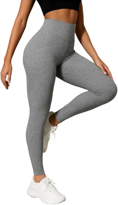 Calça Jogger Ribana Canelada Cintura Alta para gestante ou atividades fisicas ou dia a dia legue legging leg PRETA - BELLA NET