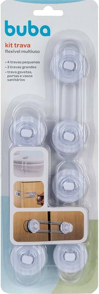 Buba Kit Trava Multiuso Flexivel Buba Branco 30X10X5