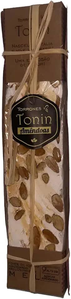Torrone Artesanal De Amendoas Sem Conservantes 100g Tonin