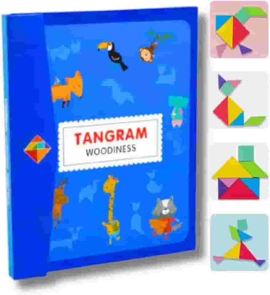Tangram Magnético Quebra Cabeça Infantil Educativo Brinquedo