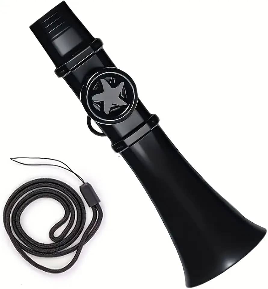 Flauta curta de dois tons - gaita de boca de plástico fácil de aprender | Instrumento de zumbido portátil para iniciantes, viagens e expressão musical