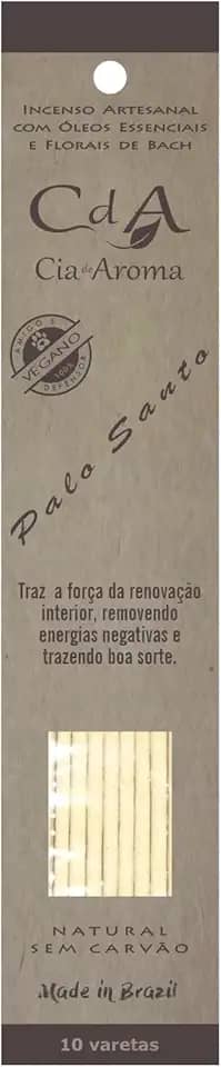 Incenso Vareta Palo Santo Óleo Essencial e Florais