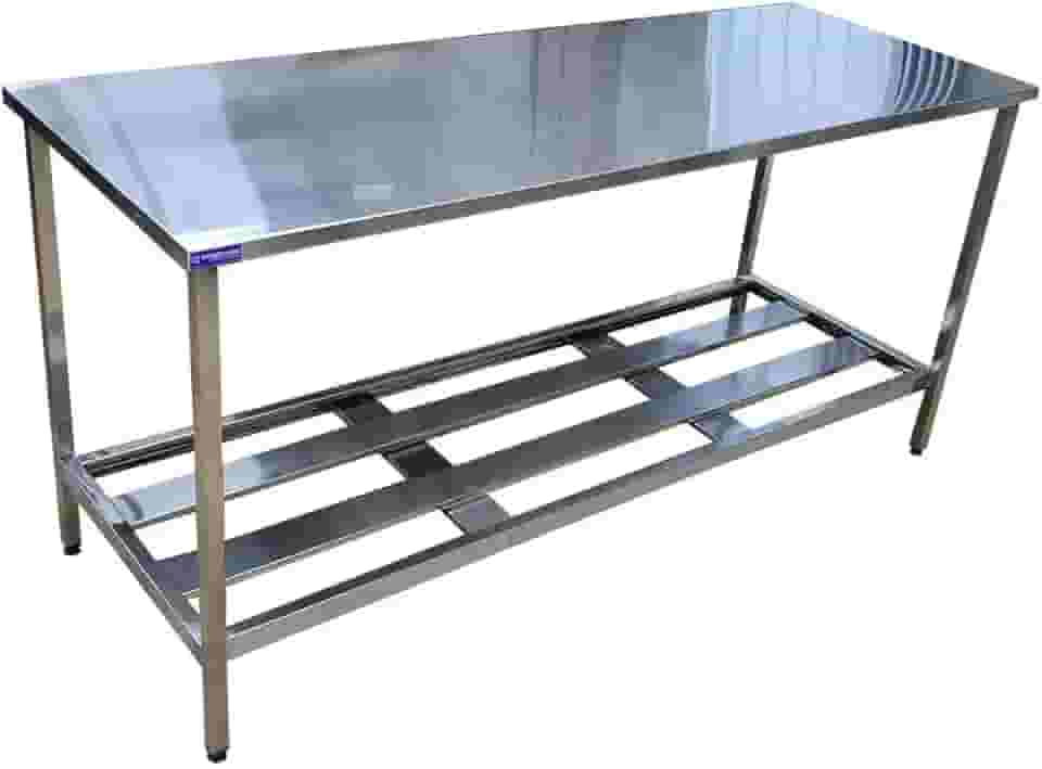 Mesa Inox Industrial Nortinox 120cm X 70cm X 90cm