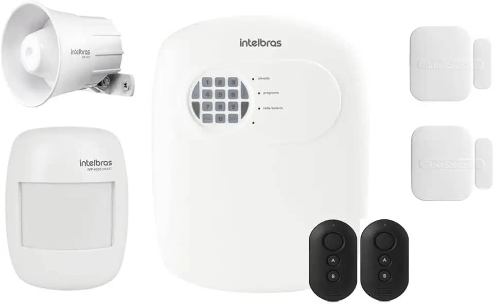 Kit Sistema De Alarme Contra Roubo Anm 24 Net Intelbras