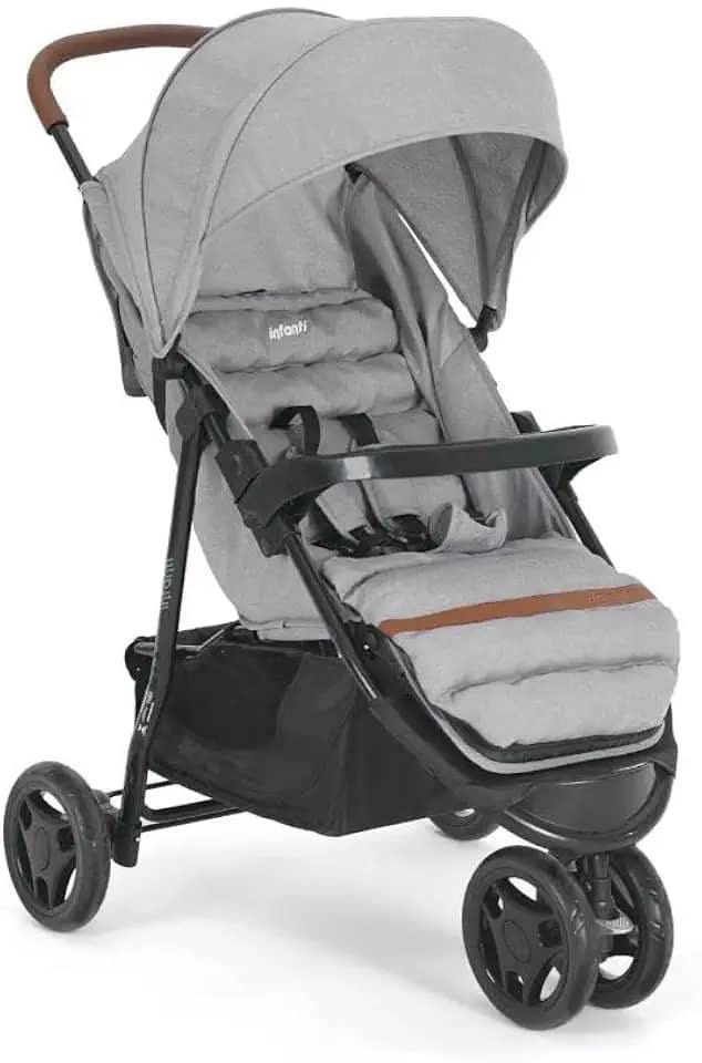 Carrinho de Bebê Infanti, Breeze, Cinza