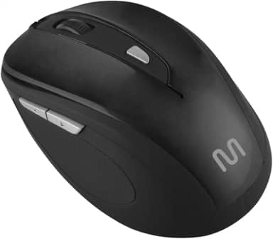 Mouse com Fio USB 1600 DPI Ajustável 6 Botões Ergonômico com Textura Emborrachada Preto Multi - MO241