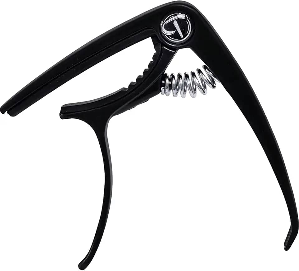 CAPOTRASTE PARA VIOLÃO EM ALUMÍNIO TONANTE - PRETO - CPT20