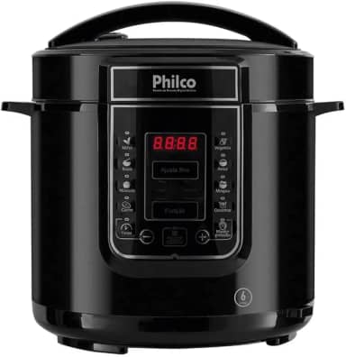 Panela de pressão, Digital inox Ppp01p, 6L, Preto, 220v, Philco