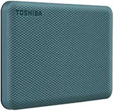 HD Externo Portátil Toshiba 2TB Canvio Advance USB 3.0 Verde - HDTCA20XG3AA