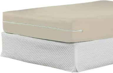 Capa Protetora Para ColchãO Casal Queen/King - Com ZíPer Completo E Malha RespiráVel - Protetor ImpermeáVel E AntiáCaros(Palha,Solteiro)