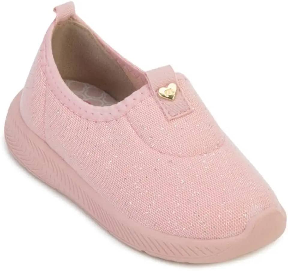 Tênis Molekinha Infantil Bebê Shine Comfy Diversão e Glitter
