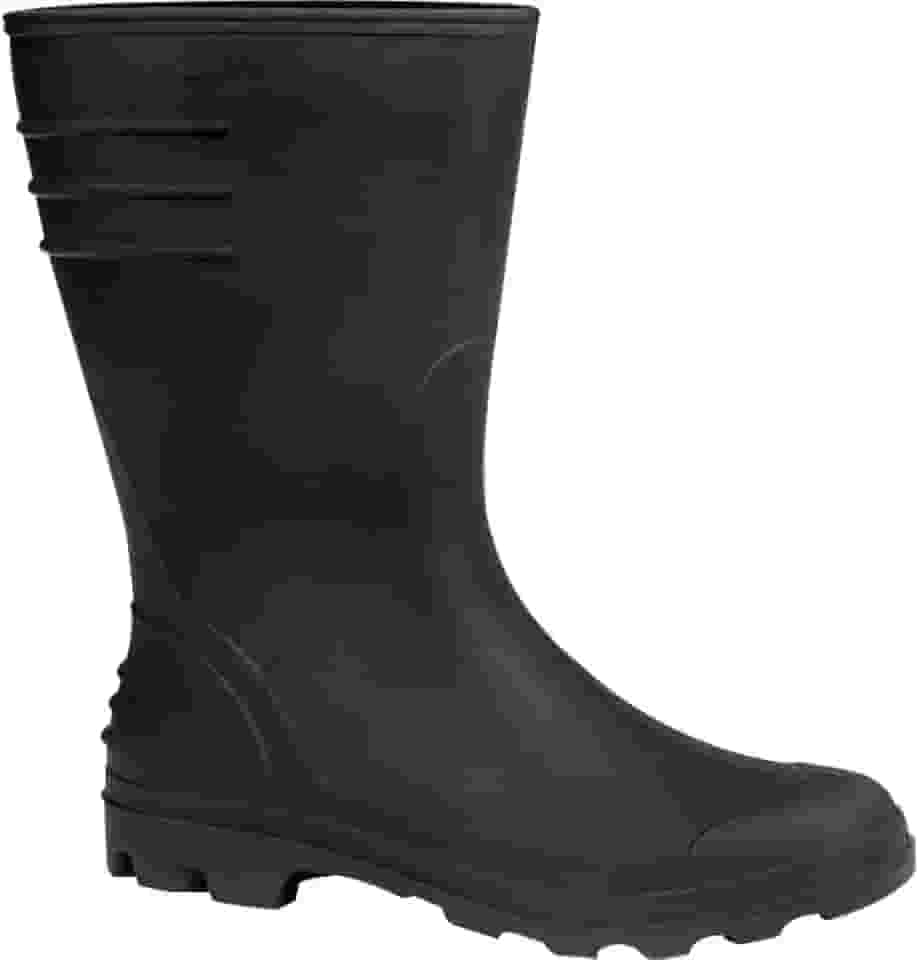 Vonder, Bota De Pvc Preta, Cano Médio, Com Forro, 40.