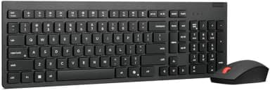 Teclado e mouse sem fio Lenovo Essential Português (Brasil) (pilhas não inclusas) - 4X31R64458