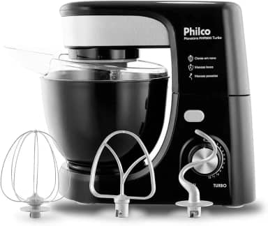 Batedeira Planetaria Philco Php500 Turbo - 127V - Preta