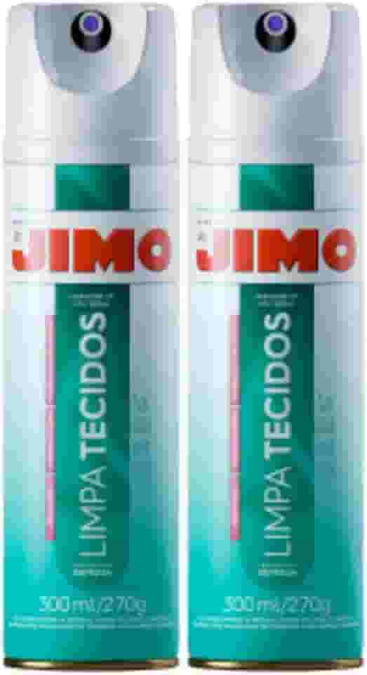Jimo Aerossol Limpa Tecidos Automotivo E Doméstico 300ml 2un
