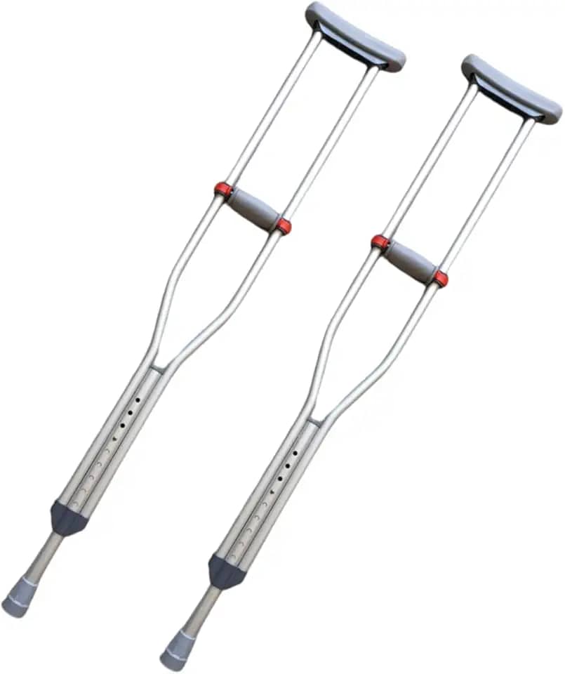 Muleta Axilar Par SC60 Tamanho P Suporta 130kg Hidrolight