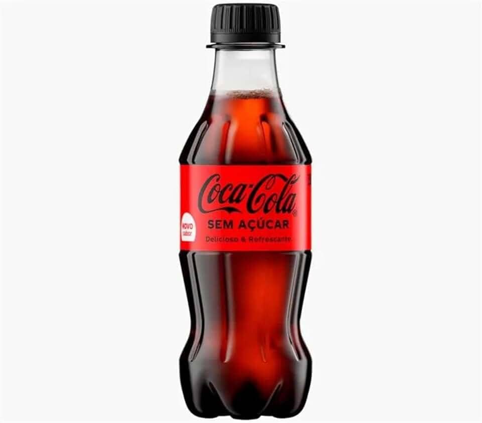 Refrigerante Coca Cola Sem Acucar PET 200ml (24 unidades)
