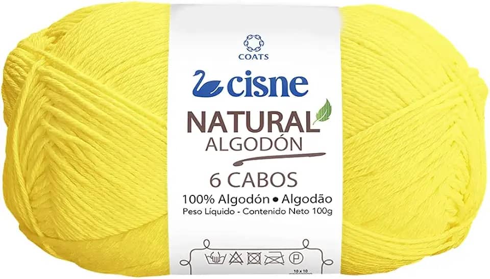 Fio para artesanato Cisne Natural 6 Cabos