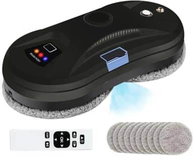 YTK Robô limpador de janelas ultrassônico 5600PA para limpeza automática de vidro de água, limpador de robô inteligente, aspirador de pó de janela com janelas de controle/azulejos/porta de classe para