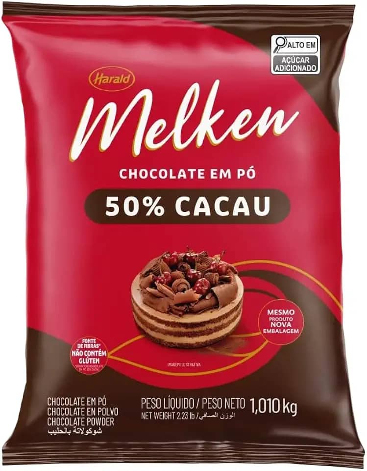 Chocolate Em Pó 50% 1,01Kg Melken Harald