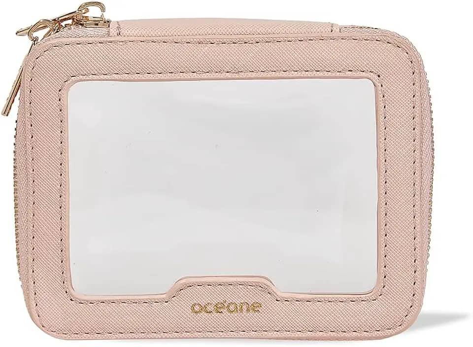 Oceane- Mini Necessarie Crystal Case./Nude