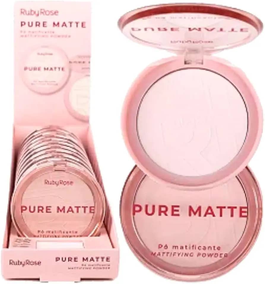 Pó Compacto Matificante Hbm402 Radiant Kiss Ruby Rose