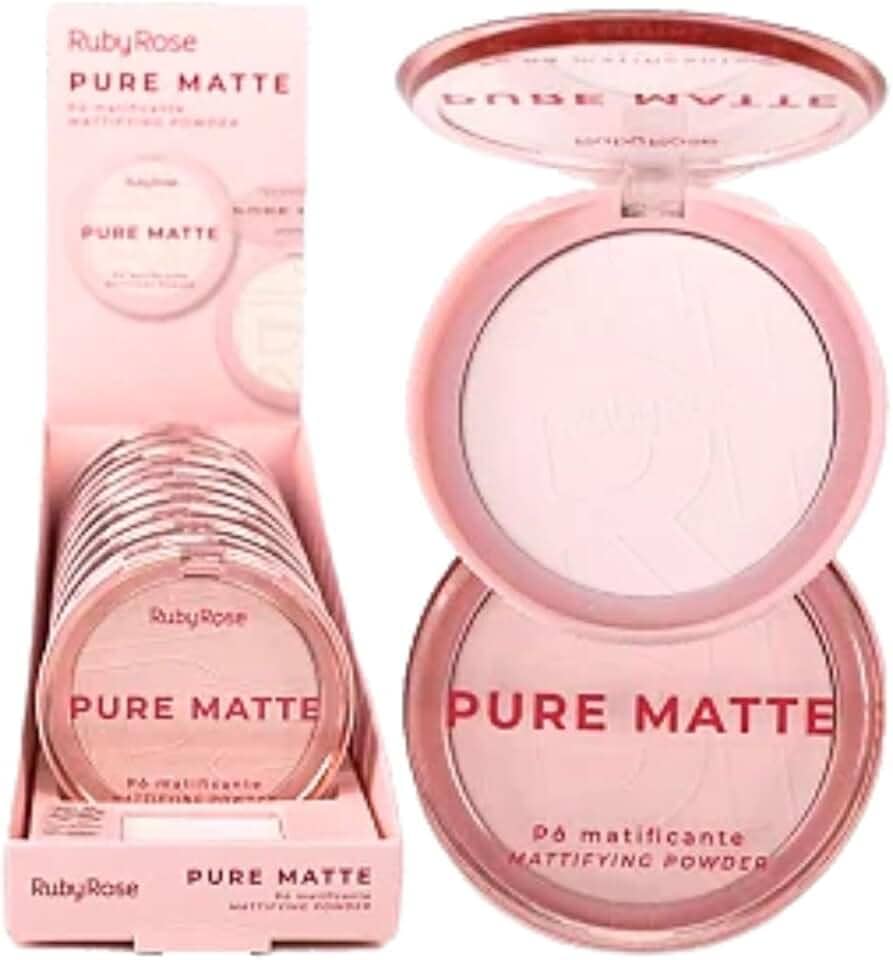 Pó Compacto Matificante Hbm402 Radiant Kiss Ruby Rose