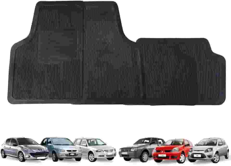Jogo Tapete Carro Todos Borracha Pvc Universal - 4 peças