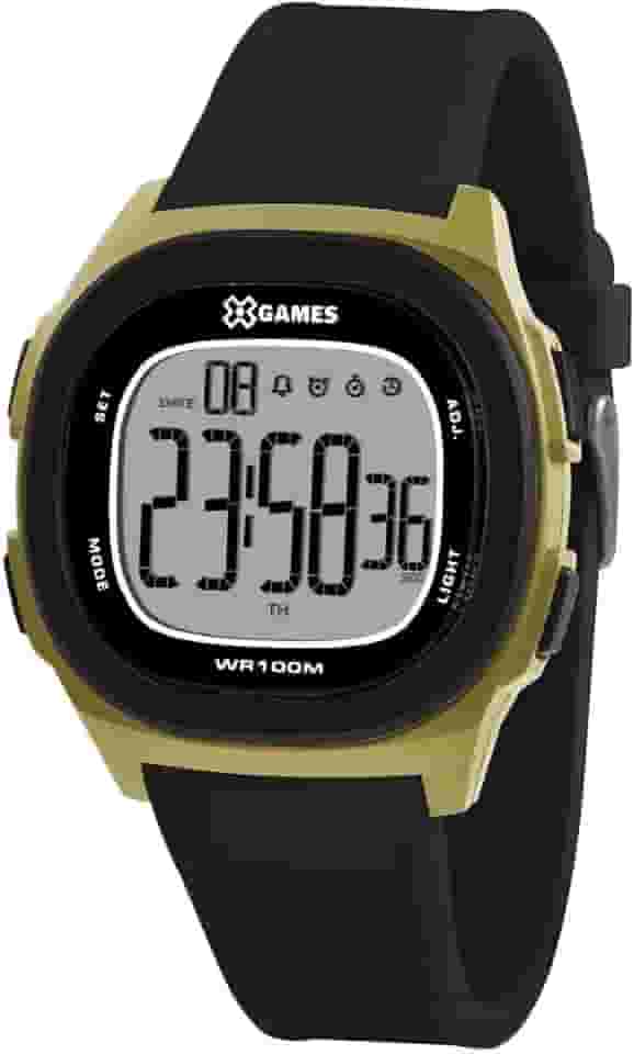 Relógio X Games Masculino Ref: Xgppd125 Bxpx Retangular Digital