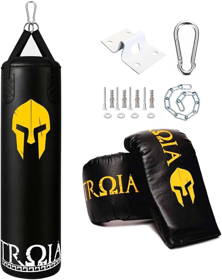 SACO DE PANCADA PROFISSIONAL + LUVA + SUPORTE (120)