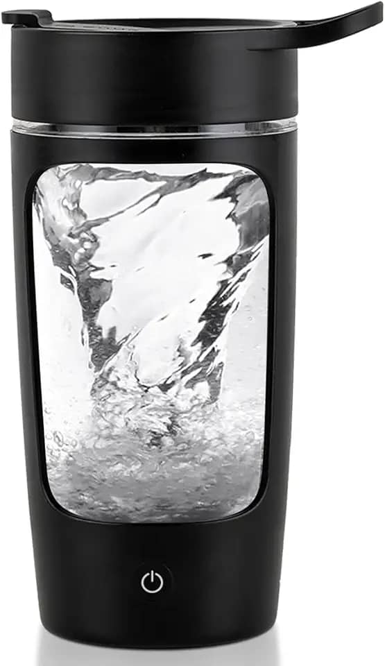 Coqueteleira elétrica, feita com Tritan – livre de BPA – Copo misturador portátil/Coqueteleira recarregável por USB para shakes de proteína e shakes de substituição de refeição, 623 g