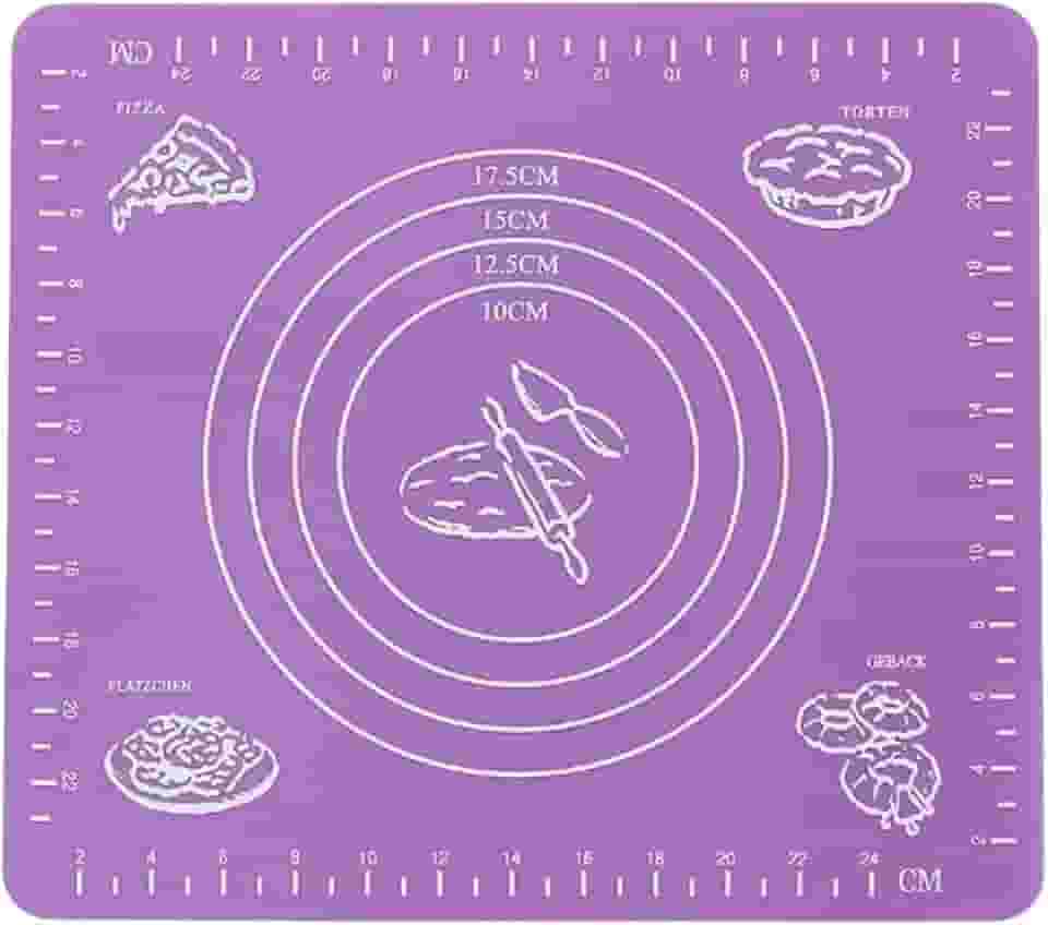 Tapete Culinário de Silicone Multiuso para Amassar e Assar (40x30 cm)