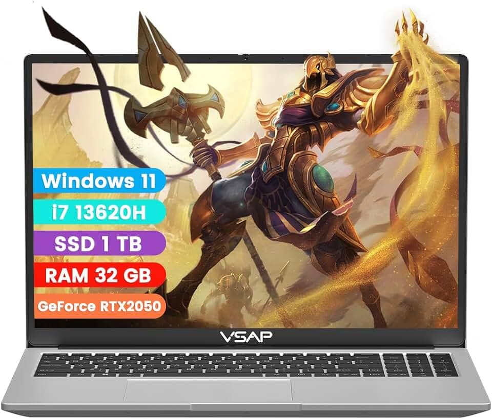 Notebook i7 13 Geração 32GB RAM 1TB SSD RTX2050 Ddr4 16in