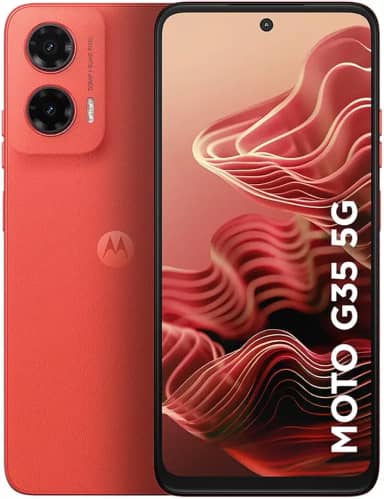 Smartphone Motorola Moto g35 5G - 256GB 12GB (4GB RAM+8GB Ram Boost) e Camera 50MP com AI NFC Tela 6.7' com Superbrilho - Coral