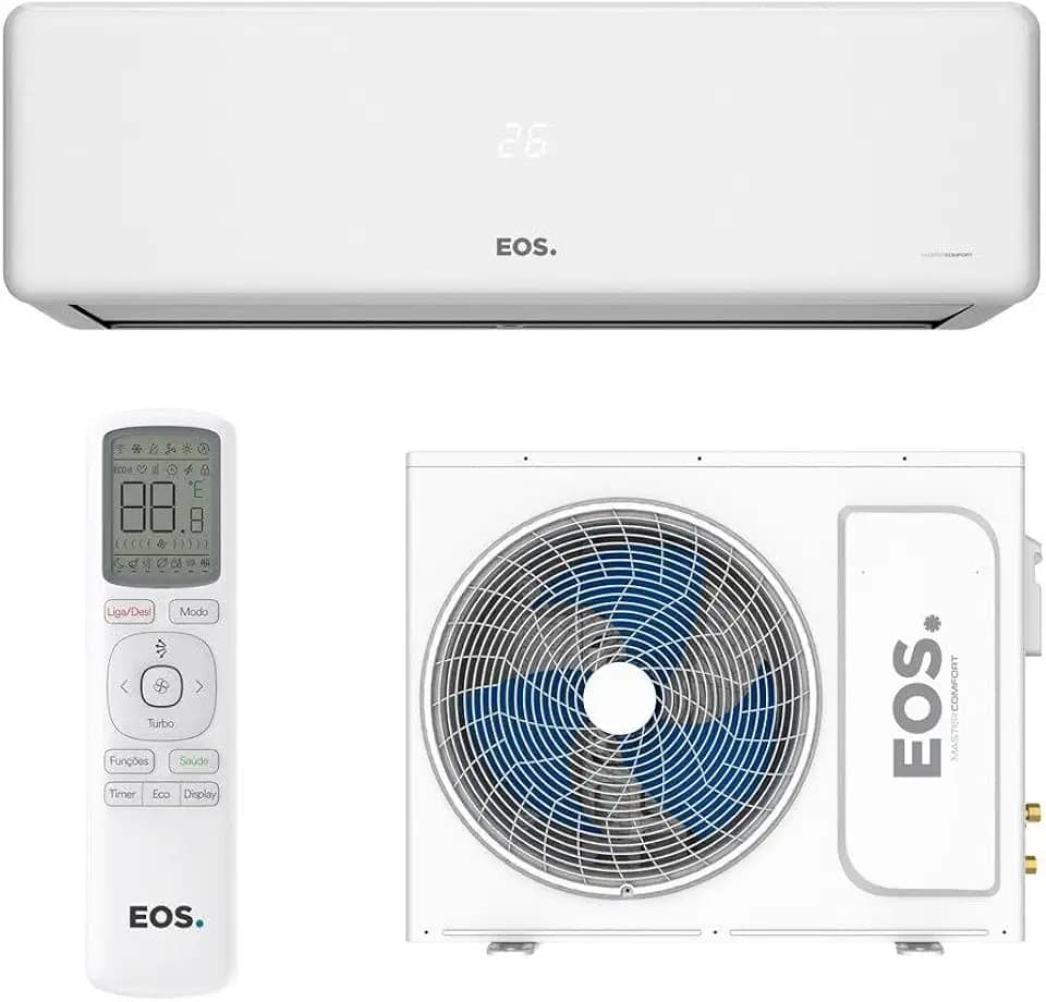 Ar-condicionado Split 30000 Btus Eos Master Comfort On/off High Wall Só Frio Easm30000fi/easm30000fe 220v
